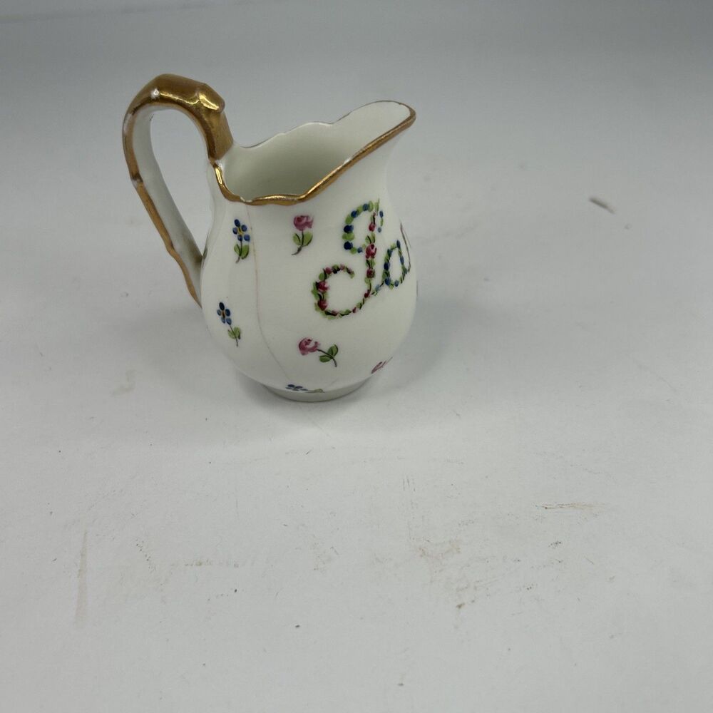 Antique French Miniature Creamer Signed Debray 18 Rue Royale Paris